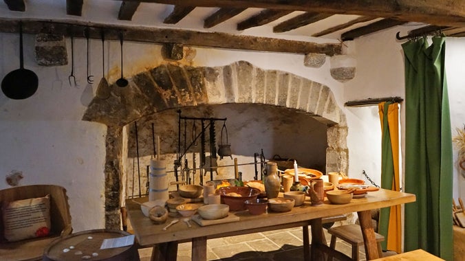 See the Tudor Merchant's House Kitchen in Tenby